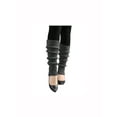 thumbnail image 2 of INSPIRE CHIC Women's Ruffled Cuff Over Knee Length Ribbed Knitted Leg Warmers Dark Gray, 2 of 6