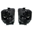 thumbnail image 2 of New Pair Of Halogen Headlights Compatible With Ford E-350 Super Duty Base Cutaway Van 2 Door 5.4L 2008 2009 2010 2011 2012 2013 2014 By number FO2503249 FO2502249 AC2Z-13008-D AC2Z-13008-C AC2Z13008C, 2 of 5