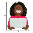 thumbnail image 5 of Personalized Dentist Ornament 2024 African American Female with Braces 1 Count - Ornaments by Elves, 5 of 10