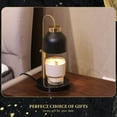thumbnail image 2 of QJUHUNG Warming Candle Light And Lavender Candle Set With 2 Bulbs  Timer And Dimmer  Compatible With Large Yankee Candle Jar  Height Adjustable  Black/White  110-120 Volts, 2 of 6