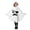 White, variant on LILIYA Ages 3-12 Halloween Cloak Cape, Hooded Poncho for Fall Event, Cute Festive Motif, Cozy Durable Fabric, Everyday Holiday Outfit