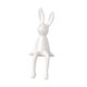 thumbnail image 2 of Estatua de conejo de cerámica, figura coleccionable de conejo, escultura creativa de mesa para Blanco, 2 of 9