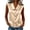 Beige, variant on Womens Summer Satin Tops Peter Pan Collar Sleeveless Button Down Vest Top Trendy Daily Versatile Shirts Black L