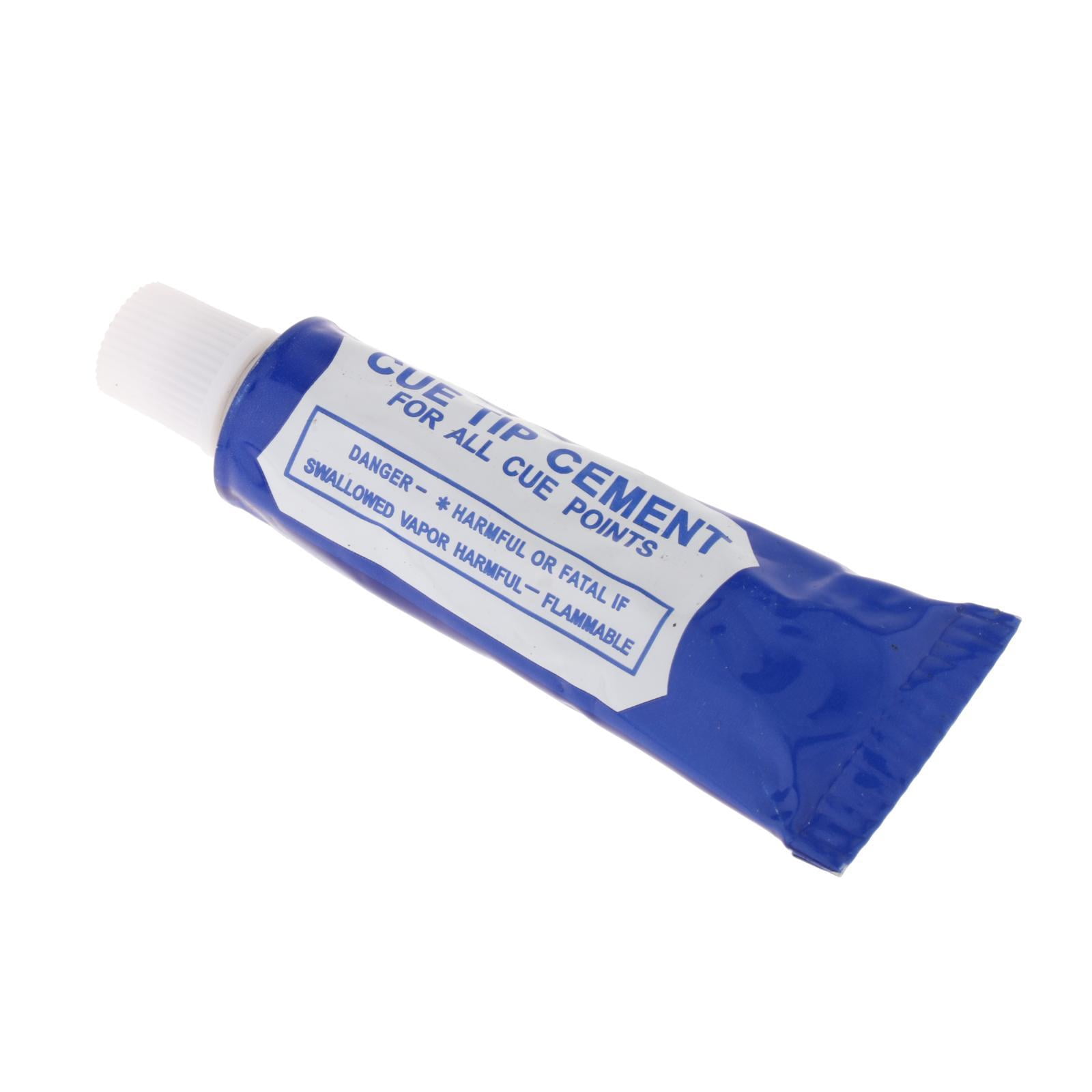 funtasica Glue for Pool Cue Tips Pool Cue Maintenance Multifunctional 16g Quick Drying Clear Glue Easy to Apply Snooker Cue Accessories