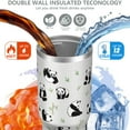 thumbnail image 4 of 1pc Panda Lover 30oz Tumbler with Straw & Handle - Insulated Stainless Steel Cup | Holiday Gift for Man Women (Christmas, Valentine's, Birthday), 4 of 7