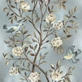 thumbnail image 2 of Campbell, Renee 26x26 Gold Ornate Wood Framed with Double Matting Museum Art Print Titled - Chinoiserie in Silver II, 2 of 4