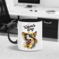 thumbnail image 2 of Happy Women's Day Australian Cattle Dog Sunflower Vintage Proud Mom 11oz Accent Two-tone Mug Heeler Lover Gifts Coffee Tea Cup - 02030, 2 of 5