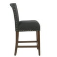 thumbnail image 5 of HomePop 24" Counter Stool with nailheads, Multiple Colors, 5 of 9