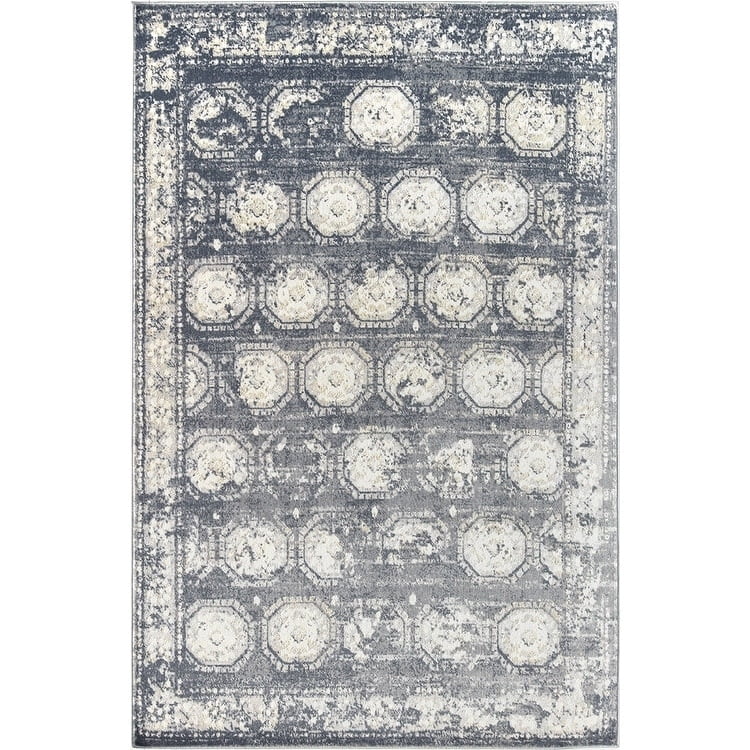 Rugs America Riley Collection Burnt Ember RY10A Vintage Transitional Area Rug 5'0"x7'0"