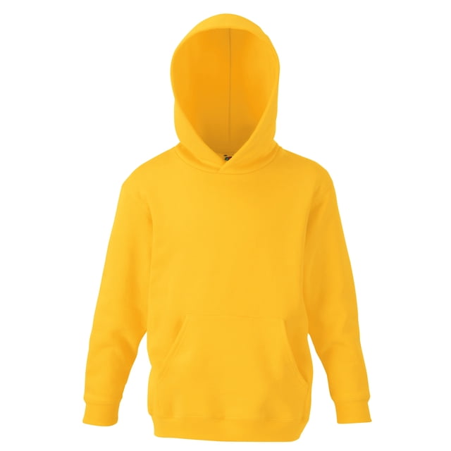 Fruit Of The Loom - Sudadera clásica 80/20 unisex para niños (Amarillo oscuro)