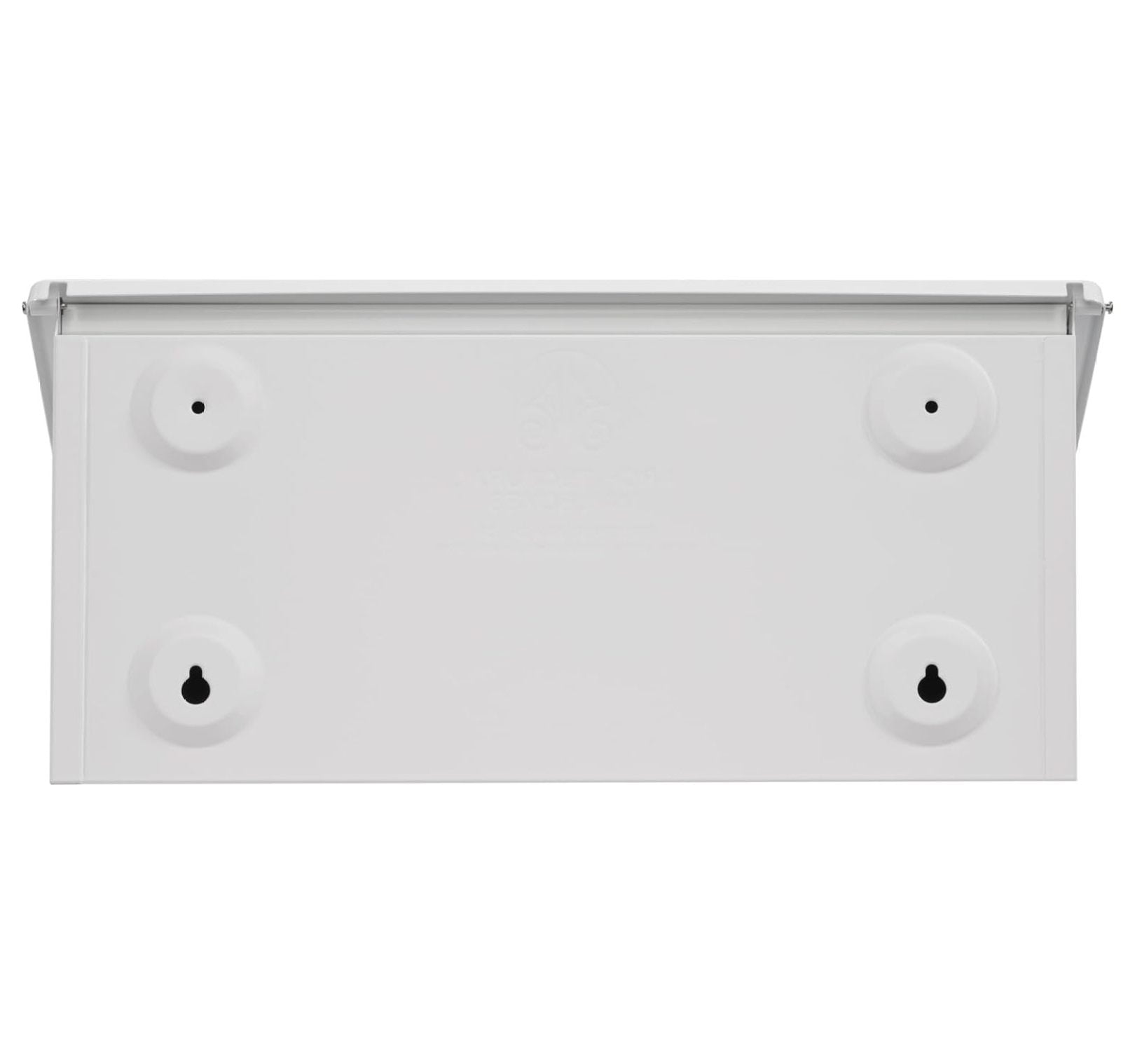 Werqueid Wayland Galvanized Steel Wall Mount Mailbox, 2689W-10, White, Small Capacity