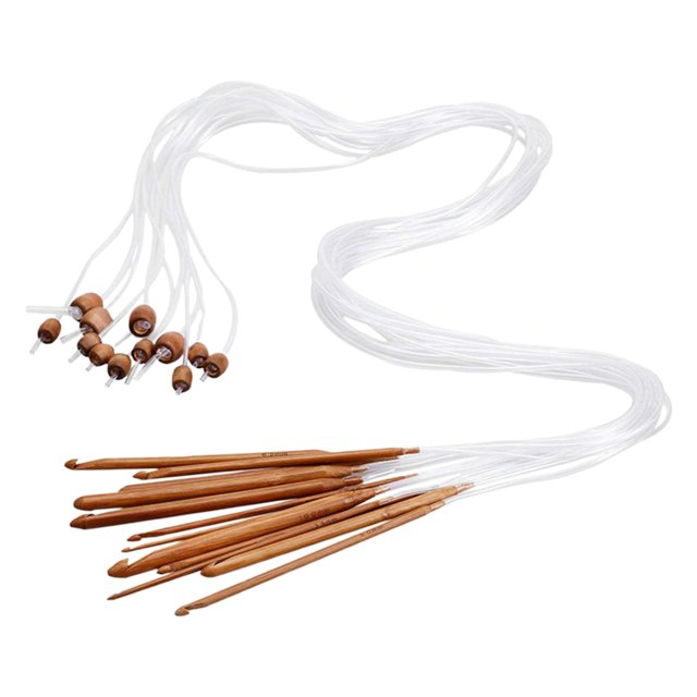 de agujas de tejer Circular de bambú portátil para de 3-10 mm con herramientas de tejido de tubo de plástico para tejido hecho - mi E mayimx Agujas de tejer