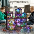 thumbnail image 6 of JoyStone Dinosaur Dollhouse with 14 Rooms and Mountain Playset, Includes 12 Dinosaurs & Accessories, Pretend Play House for Kids Ages 6-12, 6 of 9