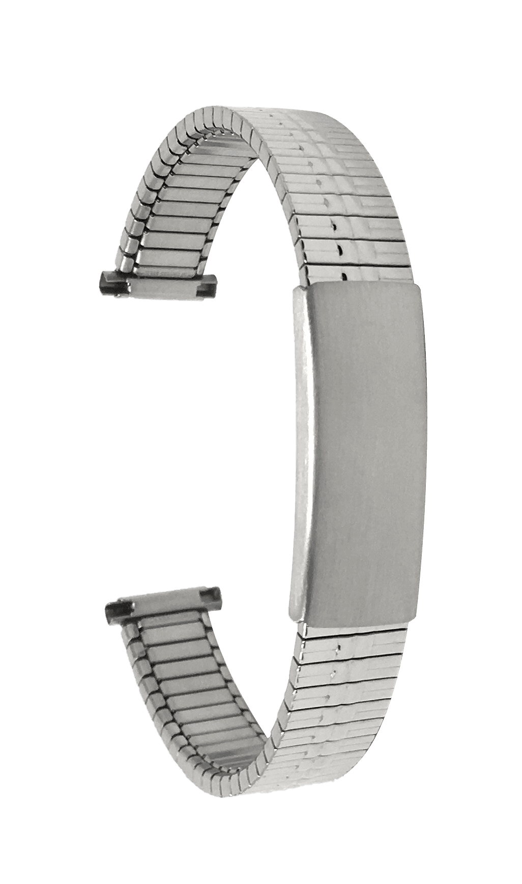 Bandini 12mm Silver Tone Stainless Steel Stretch Watch Strap for Women