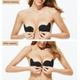 thumbnail image 4 of Strapless Push Up Bras For Women Sticky Bra Backless Adhesive Bras Invisible Push Up Stick On Bras For Women Dresses 2 Pair Reusable, 4 of 5