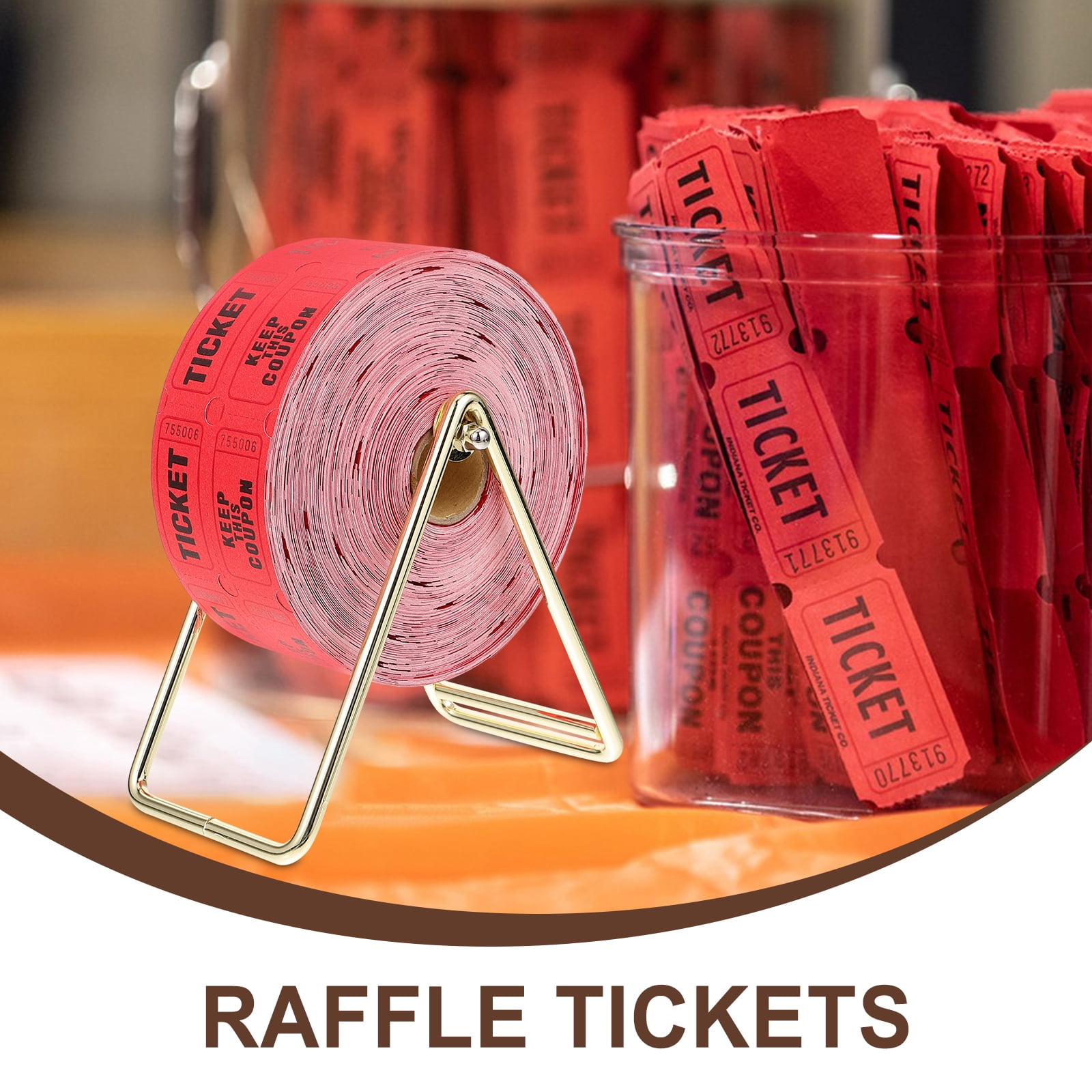 Mobutofu Paper Raffle Tickets Raffle Ticket Holder Event Organizers Convenience Set