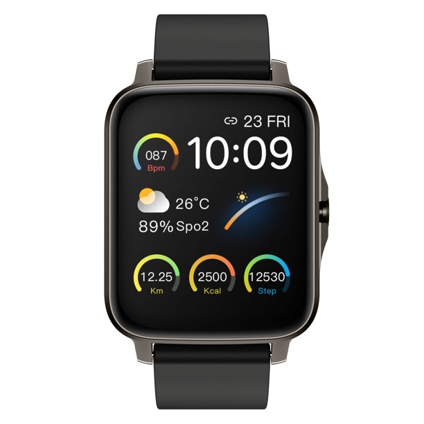 Reloj inteligente de 1,69 pulgadas Full Touch-Fitness-Tracker IP67 Reloj inteligente a prueba de agua