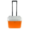 thumbnail image 2 of Ozark Trail 30 Quart Capacity Hard Side Wheeled Cooler, 42-Can, Bright Orange, 2 of 11