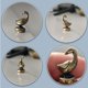 thumbnail image 3 of Tope decorativo para bisagra de puerta WLHYHH, set magnético de ganso en bronce, 3 of 7