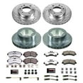 thumbnail image 2 of PowerStop Front and Rear Z36 Truck & Tow Carbon-Fiber Ceramic Brake Pad and Drilled and Slotted Rotor Kit Fits: DODGE Select Models K8447-36, 2 of 7