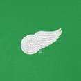 thumbnail image 2 of Men's Antigua  Kelly Green Detroit Red Wings St. Patrick Intent Quarter-Zip Pullover Top, 2 of 2