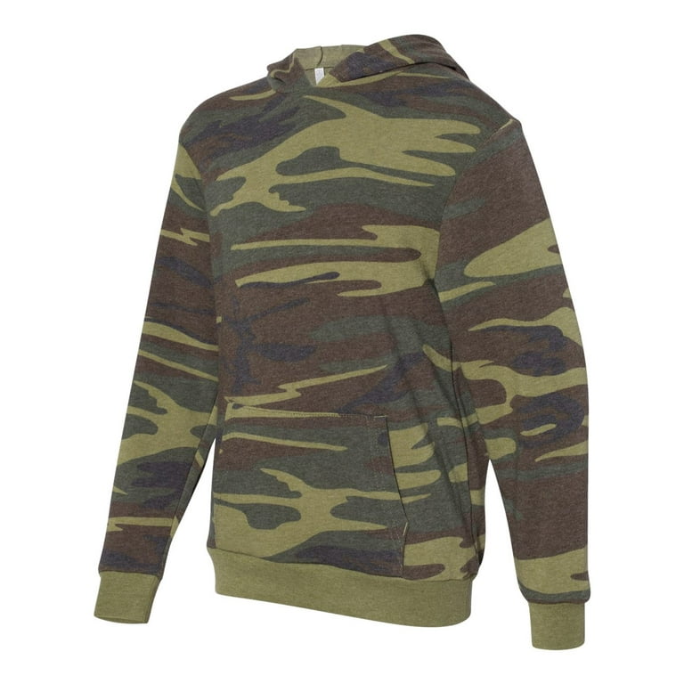 9595GB Hanes Alternative Unisex Youth Challenger Hoodie Camo