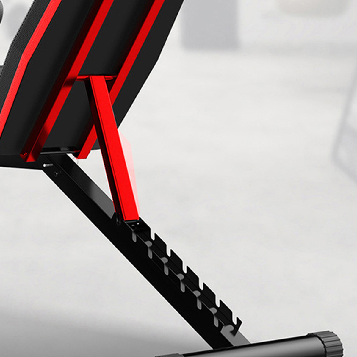 Adjustable Weight Bench w/ Auxiliary Rope Puller,Foldable 