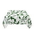 thumbnail image 3 of YFYANG Square Polyester Table Cloth, 54" x 54" Reusable Table Cover Kitchen Dining Room Green Watercolor Leaf Pattern Decorative Tablecloths for Tables of 2-4 People, 3 of 8
