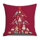 thumbnail image 1 of Injueey Funda de almohada navideña con estampado de Navidad, funda de cojín para sofá, funda de almohada decorativa para el hogar, sofá, Navidad, Kits de decoración para fiestas No.06 Injueey HA007803-06, 1 of 6