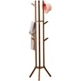 thumbnail image 1 of PAASHE Elegant Coat Racks Coat Rack with 6 Hooks Free Standing Coat Rack Tree Retro Minimalist Coat Stand for Entryway Hallway Bedroom Office Keep Tidy, 1 of 1