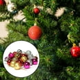 thumbnail image 4 of Set of 24 Mini Shatterproof Christmas Balls Tree Ornaments Party Decoration, 3cm/1.18'', 4 of 6