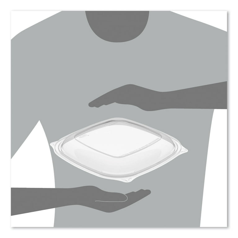 PresentaBowls Pro Clear Square Lids for 24-32 oz Bowls, 8.5 x 8.5 x 0.5, Clear, Plastic, 63/Bag, 4 Bags/Carton PresentaBowls Pro Clear Square Lids for 24-32 oz Bowls, 8.5 x 8.5 x 0.5, Clear, Plastic, 63/Bag, 4 Bags/Carton