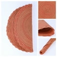 thumbnail image 2 of Unique Bargains Rustic Placemats Set of 6 Placemats Kitchen Table Mat Orange, 2 of 6