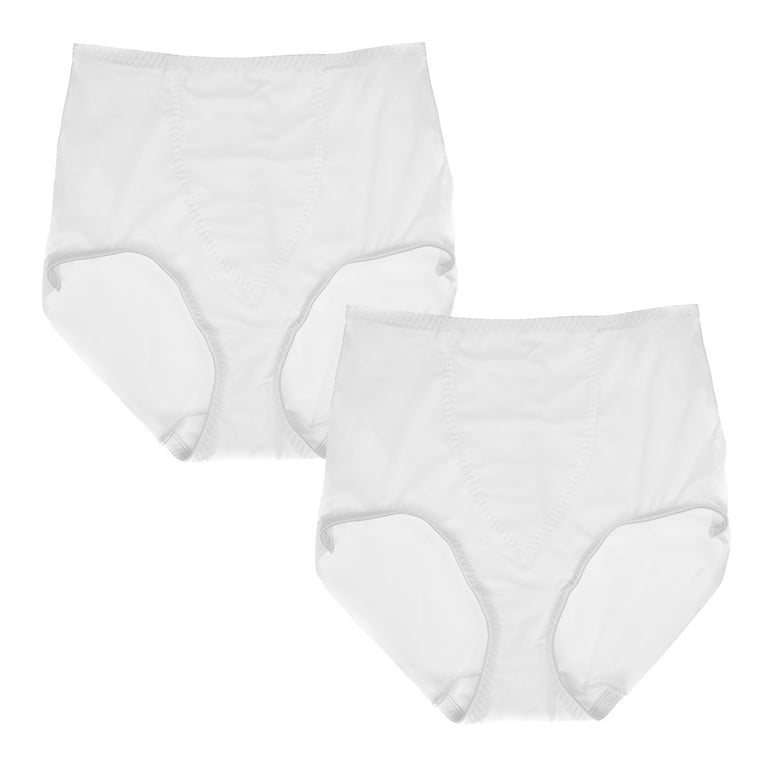 Cupid Women's 2-Pack Shapewear Brief Panty with Tummy Panel