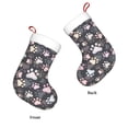 thumbnail image 3 of Bingfone Colorful Paws Of Dog Print Personalized Christmas Stocking - Snowman Design Large 18 inch,Family Holiday Season Decor, 3 of 7