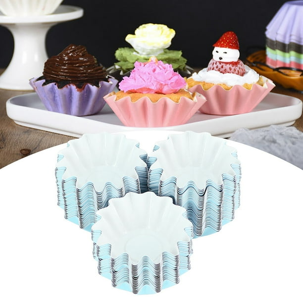 Lot De 100 Boîtes à Parts De Gâteau Carrées Pour Cupcakes Et