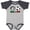 Heather and Navy, variant on Inktastic Go, Mexico- Soccer, Football Boys or Girls Baby Bodysuit