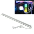 thumbnail image 1 of LED PC Case Light Strip, RGB PC Case Light Strip High Brightness Sparkling Light 17PCS Beads Programmable Custom Aura Sync ABS Material  for Most Computer, 1 of 8