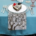 thumbnail image 4 of Nawy Plum Blossom Polyester Cloth Napkins for Dining Table Kitchen Daily Party Housewarming Farmhouse Decor 6 PCS, 4 of 7
