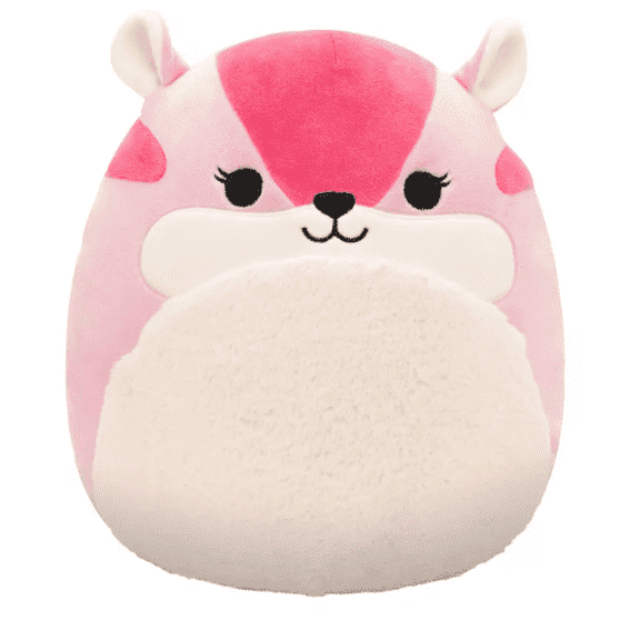 Squishmallows 11'' Dianalee Pink Chipmunk with Fuzzy Belly Plush