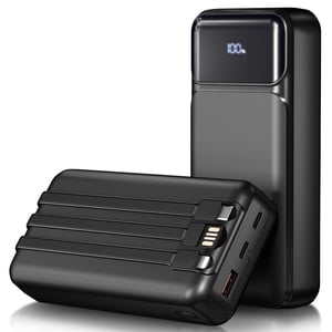 Yelomin 49800mAh Power Bank with Built-In Cables