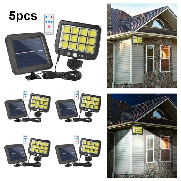 Lámpara Solar LED para Exteriores Fácil Instalación Tipo Dividido Patio (H)
