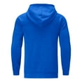 thumbnail image 2 of LEEy-world Cool Hoodies Men's Hoodies Sweatershirt Casual Long Sleeve Gym Pullover Blue,XXL, 2 of 5