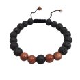 thumbnail image 1 of Minnieouse Pulseras a juego de moda, difusora de rocas de negra mate ajustable, cuentas de oración, accesorios para mujeres, regalos para Ropa, zapatos y accesorios Miscelánea Arena perlada Minnieouse AP008879-10, 1 of 6