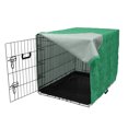 thumbnail image 3 of Lighthouse Dog Crate Cover, Abstract Ocean Waves Pattern Swirl Stripes Nautical Vintage Marine, Easy to Use Pet Kennel Cover for Medium Large Dogs, 35" x 23" x 27", Green Black White, by Ambesonne, 3 of 6