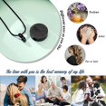 thumbnail image 3 of Circle Cremation Jewelry for Ashes for Pet Keepsake Urn Necklaces with Cat Dog Paw Print Holder Pet's Ashes Pendant Memorial Gifts for Love Ones, 3 of 7