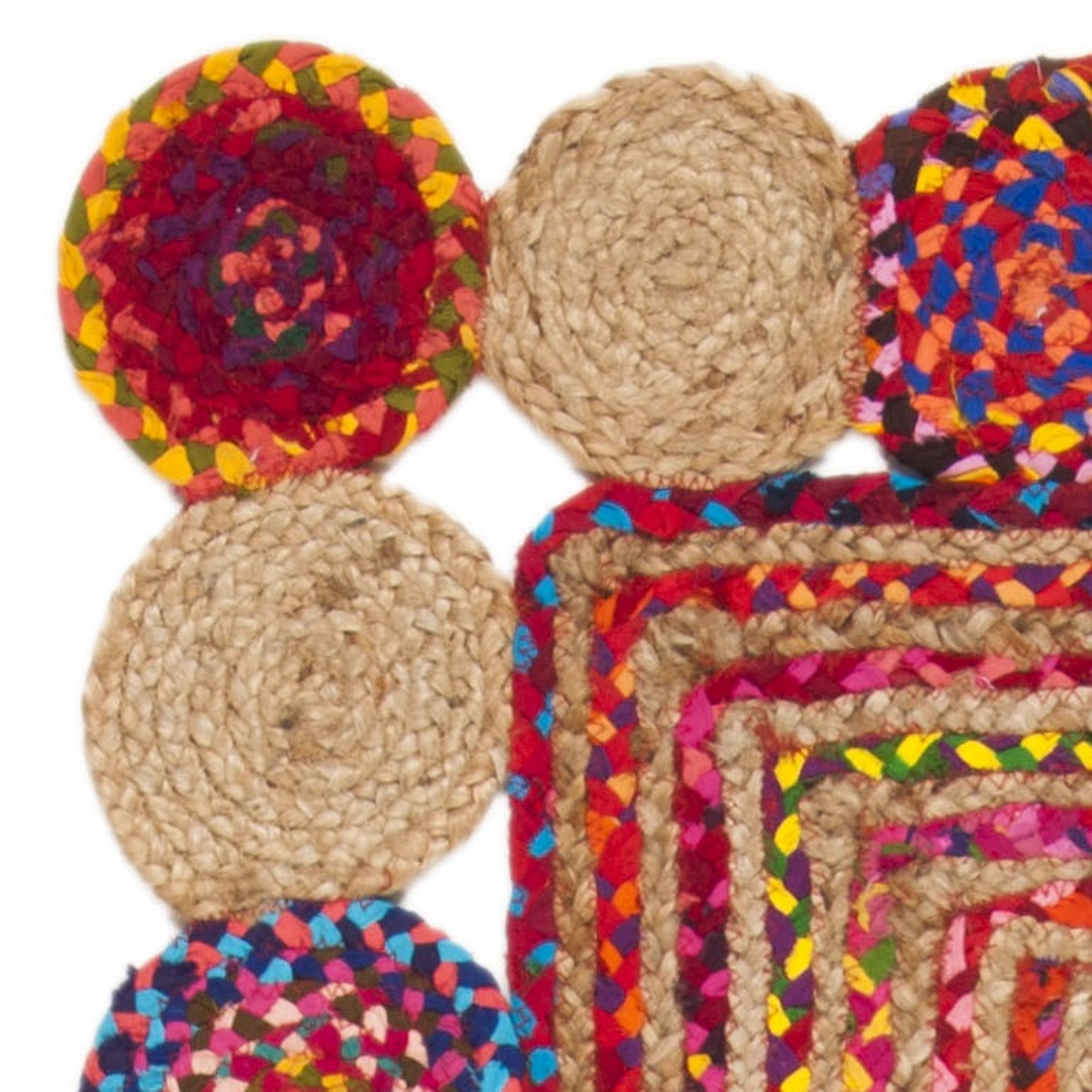 SAFAVIEH Cape Cod Kyle Geometric Runner Rug, Red/Multi, 2'3" x 6'