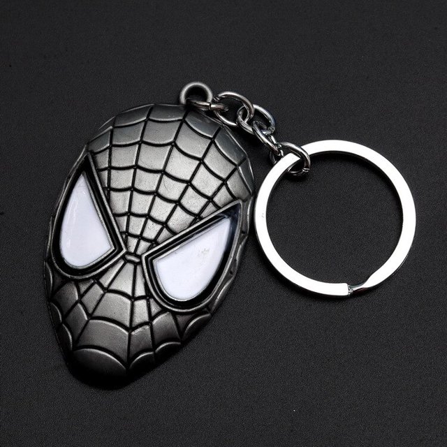 Llaveros con colgante de aleación de Los Vengadores de Marvel de Disney, llaveros de aleación de Capitán América, llavero de coche, bolsa de teléfono, joyería colgante, regalos para niños qiuyongming unisex