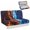 Fire Ice Tiger, variant on POLERO Forest Cabin Landscape, Jackknife Sofa Cover Elastic Furniture Protector, 2 Piece Set for Travel Trips and Pet Protection, Suitable for Jackknife Sofa Bed