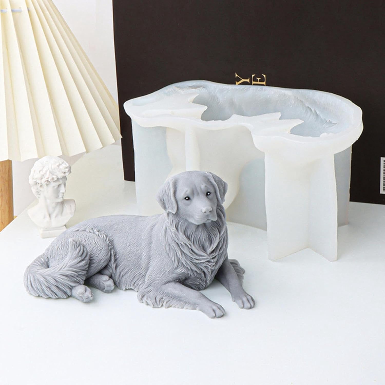 Silicone Candle Moulds, Dog Animal Candle Silicone Mold, Handmade Candle Making Mould, Reusable Silicone Mould for Aromatherapy Candle Epoxy Resin Fondant Cake Chocolate Candy Soap Craft